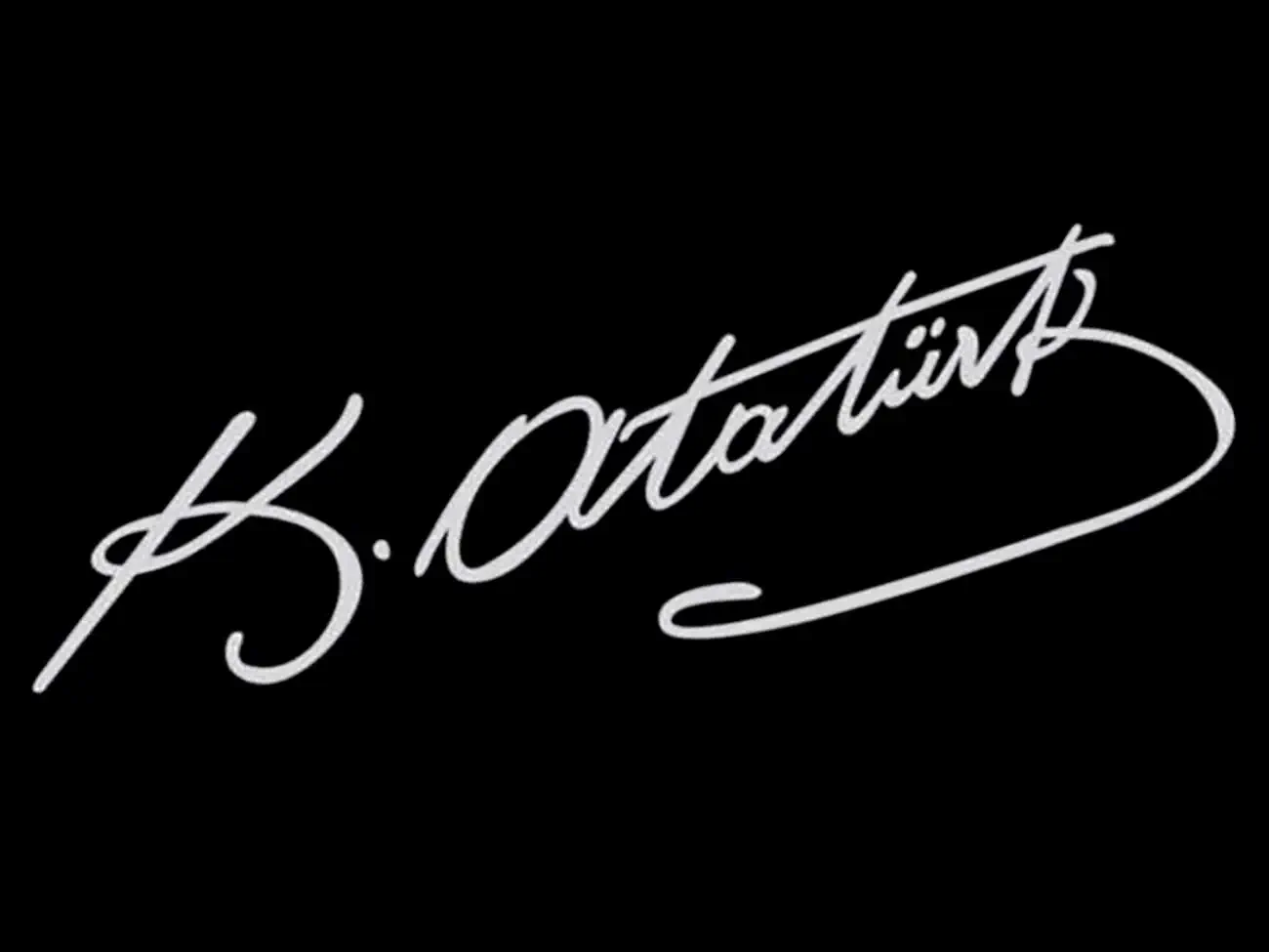 K. Atatürk İmza
